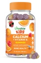 Niños Lifeable Calcio Gummies con Vitamina D3 TEN 500 mg Calcio con Vitamina D3 1000 UI TENIDO Gran Tasting Suplemento Calcium para Niños Silencio para la Salud Bone y el Crecimiento de los Dientes