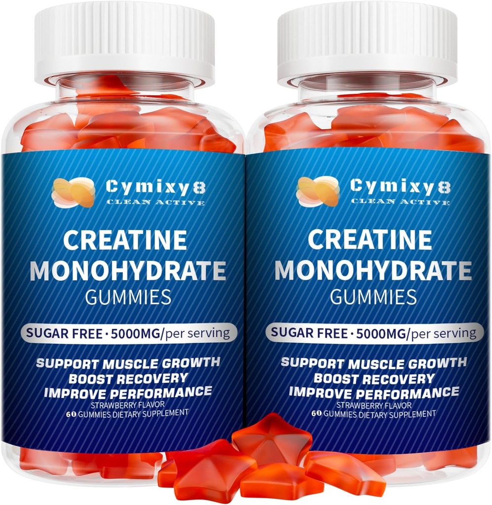 Cretina Monohydrate Gummies para Hombres &amp; Mujeres 120Count