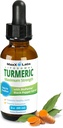 Suplementos Líquidos Turméricos - Curcumina Turmérica con Extracto Pepper Negro - Potencia más alta 800mg - Antioxidante - Suplementos Tuméricos w/Bioperina - No GMO - 2 Fl Oz