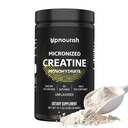 UpNourish Micronized Creatine Monohydrate Powder 400 G - Unflavored Vegan for Pre Workout, Muscle Building Pure Women and Men Instantized Suplemento, 80 Servings 14.1096 Ounce