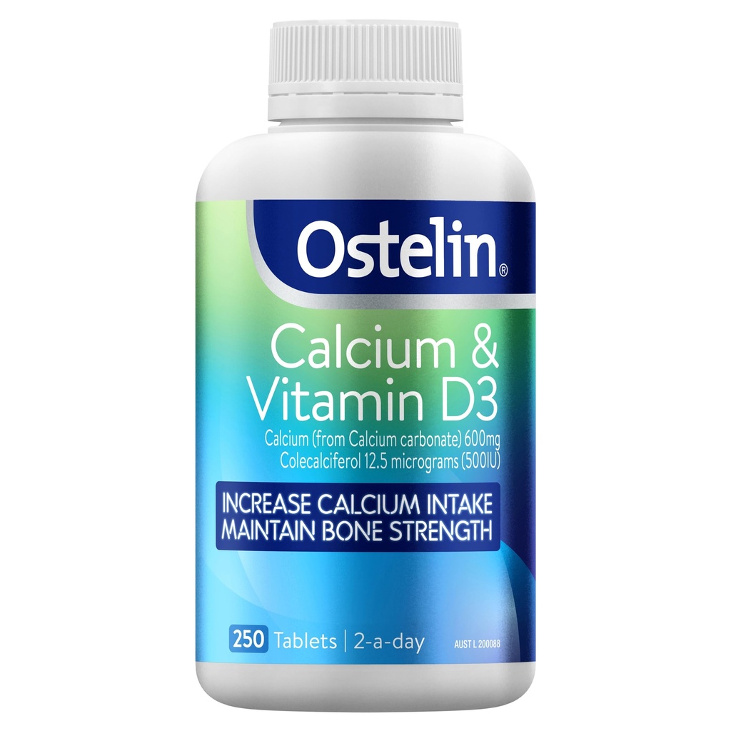 Vitamina D Plus Calcio x 250 Tabletas