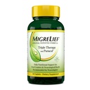 MigreLief Original Triple Terapia con Puracol - Soporte nutricional para Sufridores Migranos - 60 Caplets/1 Mes