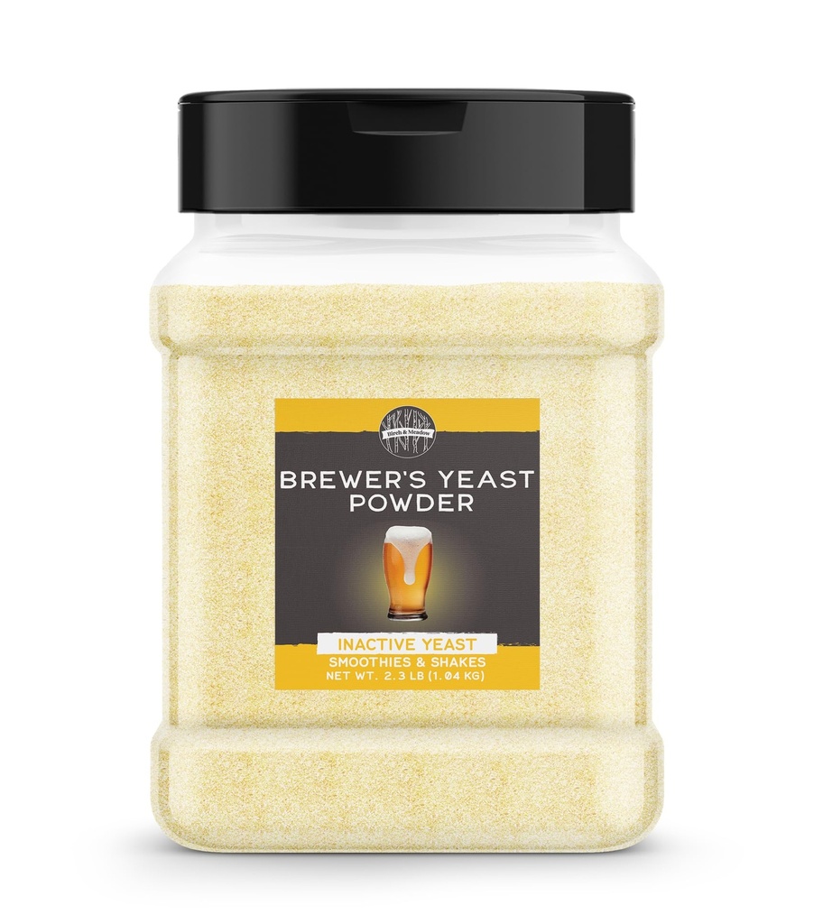 Levadura de cerveza MEADOW, 2.3 lb, levadura inactiva, smoothies & Shakes, Suplemento