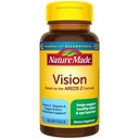 Visión hecha de la naturaleza Basada en la Fórmula 2 AREDS, Vitaminas Oculares con Lutein " Zeaxanthin, Vitamina C, Vitamina E, Zinc y Cobre para Visión Saludable y Función Ocular, 60 Softgels, 30 Day Supply