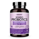 ZEBORA Probióticos para Mujeres Salud Digestiva con Enzimas " Prebióticos 100 Billones CFUs habit Vaginal Probiotics with D Mannose " Cranberry ¦ Urinary Tract Health  Immune Support, 90 cápsulas