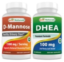 Mejores Naturales D-Mannose 1500mg &amp; DHEA 100mg