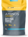 Aminos + Energía TENIDO Apoyos Recuperación, Energía " Enfórmese TENIDO 95 mg de Caffeine, 0 Calories " 60 Servings (Blue Steele)