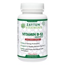 Zaytun Halal Vitamina B12 1000mcg, promueve la producción de energía, el metabolismo y el sistema nervioso saludable - Vegetarianos y Vegans Fórmula - sin lácteos - 4 meses de suministro - Made in USA