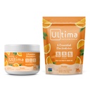 Ultima Replenisher Electrolyte Powder Drink Mix Bundle – Sugar Free – Orange, 30 Serving Canister y 20 Stickpacks – 6 Electrolytes and Minerals – Keto Friendly, Vegan, Non-GMO