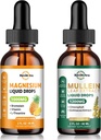 Suplemento de magnesio líquido " Mullein Drops for Lungs