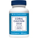 La vitamina Shoppe Coral Calcio 1,500MG - Eco Fuente segura de Calcio, Magnesio &amp; Trace Minerals para apoyar los huesos y dientes saludables (180 cápsulas)