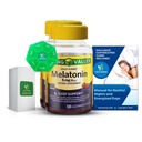 Melatonin 5Mg, 120 Gummies, Sleep Support (2 Pack) con Bundle Exclusive Better Ligth angularSpring Guide