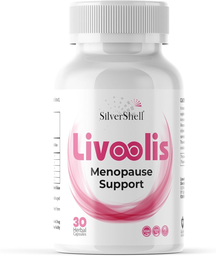 Suplementos de Alivio de la menopausia para Mujeres con Cohosh Negro, Maca, Hipericum, Clover Rojo e Isoflavonas de Soya, ayuda a aliviar los flashes calientes, sudaderas nocturnas, mudas y trastornos del sueño