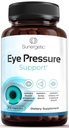 Suplemento de soporte de presión de ojos Sunergetic Premium - Suplemento de presión de ojos con Saffron, Lutein, Zeaxanthin, Bilberry & Pine Bark - Asistencia Salud Ocular &amp; Visión general - 30 Con