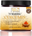 Reddy Naturals Aryana Turmeric Curcumin Powder con Pepper Negro - Puro & Orgánica Turmeric Curcumin Suplemento con Curcuminoides " Black Pepper BioPerine for Absorption - Soporte Conjunto - Honey Flavor