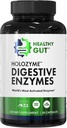 HoloZyme Max Strength Digestive Enzymes ¦ Prevents Bloating, Gas, " Indigestion w/Protease, Amylase, Lipase, Lactase, and More ← 15 Servings (Sample Bottle)