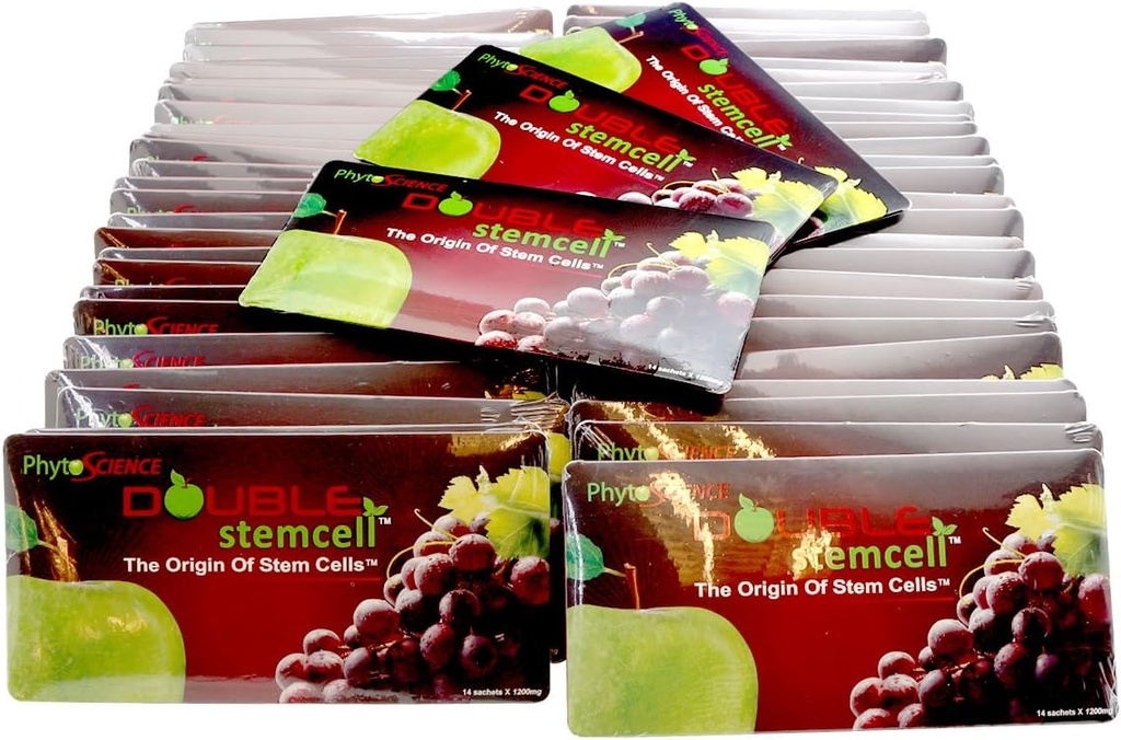 80 Pack PhytoScience Double Stemcell Anti Aging Antioxidant Producto EXP05/2020 (14 Sachets por paquete)