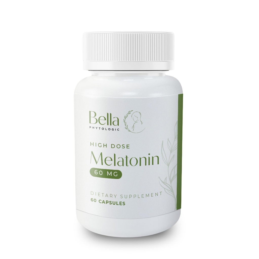 Melatonin Puro 60mg – High Potency Nighttime Sleep Aid for Deep Rest, Relax, Jet Lag &amp; Stress Relief – Fast-Acting, Non-Habit Forming, Drug-Free, Made in USA (60 cápsulas)