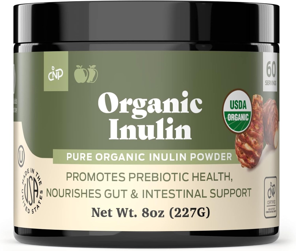 Productos naturales puros orgánicos de inulina pólvora 8oz " Enzimas digestivas 100 cápsulas