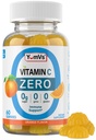 Yum-Vs - Zero Sugar Vitamina C Gummies para Adultos &amp; Niños - 250 mg VIT C Immune Support Gummy Vitaminas - Sugar Free Chewable Vitamina C Suplemento Gummy - High Potency Vegetarian Vitamina C Boost (60)