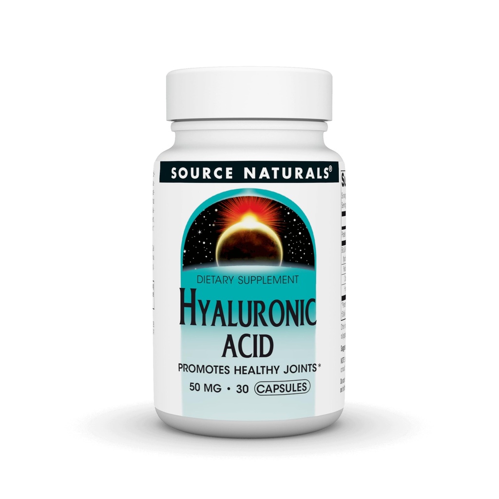 Fuente Naturales Ácido hialurónico, promueve articulaciones saludables*, 50 mg - 60 cápsulas