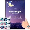 Patches de sueño, 30 Pack Upgraded Deep Sleep Patches for Adults, All Natural Deep Patch, para Hombres y Mujeres, Altamente Respirable Y Adecuado Para el Clima Caliente, Fácil de Usar Que Last All Night