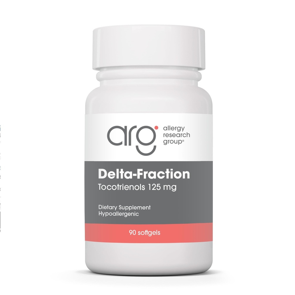 Grupo de Investigación de Alergia Delta-Fraction Tocotrienols Suplemento - 125 mg Vitamina E, Annatto, Gamma, Tocotrienols Only, Tocopherol-Free, Hypoallergenic, Softgels - 90 Cuenta