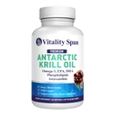 Aceite Krill Omega 3 Astaxanthin Choline DHA EPA, Absorción Superior, Fuerza Extra, No Aceite de Peces Después de probar, Metal pesado, Softgels de pequeño tamaño, 500 mg