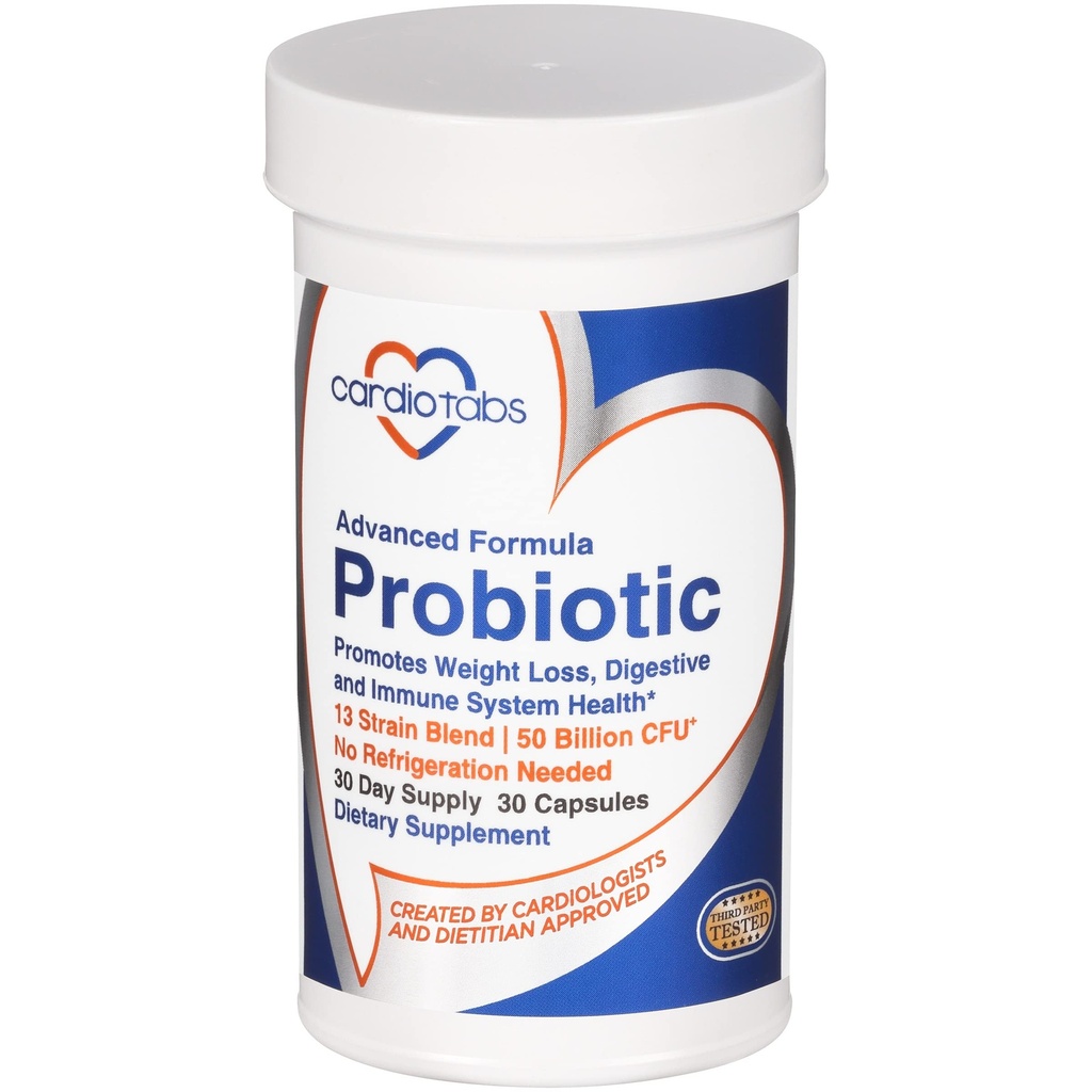 Probiótico avanzado w / 50 Billones CFU Por Serving, Establo Stable, Hombres y Mujeres Probiótico Suplemento de permanecer Fit, 30 cápsulas