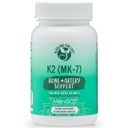Alkaline for Life Vitamin K as MK-7 tolera Natural Vitamin K2 from Fermented Chickpeas MENAQ7 180 mcg ←Un día para siempre 60 Day Supply Supports Bone &amp; Heart Health TENIENDO Easy to Swallow