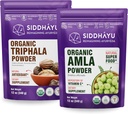 Orgánica Triphala Polvo - 12 oz " Orgánica Amla Herbal Suplemento Polvo - 12 oz