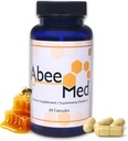AbeeMed Bee Venom Capsules - Natural Apitoxin Suplemento w/Manuka Honey - Inflamación & Mobility Support, Joint & Muscle Discomfort - Soporte Sprains, Bruises y Strains - 60 Cuenta (30 Servimientos)