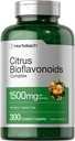 Horbäach Citrus Bioflavonoids Suplemento Silencio 1500mg Silencio 300 Caplets peru Vegetarian, Non-GMO, y Gluten Free Formula ← Valor Tamaño
