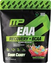 MusclePharm EAA Recuperación + BCAAs, Post Workout Aminoácidos esenciales Polvo, Pre Workout Energy Supplement for Men & Women with Branched Chain Amino Acids, 30 Servings (Sour Candy)