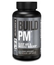 Jacked Factory Build PM Night Time Muscle Builder " Sleep Aid - Post Workout Recovery " Sleep Support Supplement w/VitaCherry Tart Cherry, Ashwagandha, " Melatonin - 60 Natural Veggie Pills
