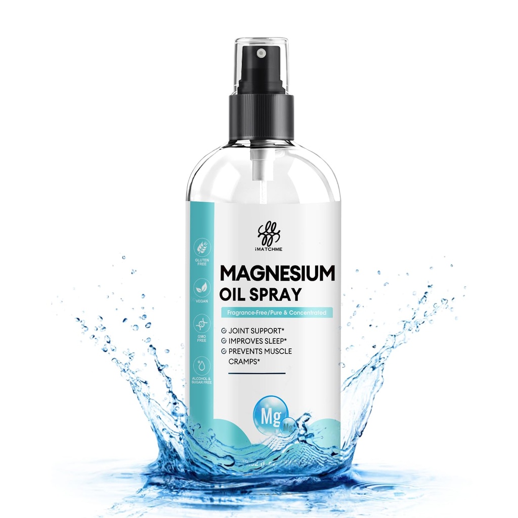 Óleo de Magnesio - Tamaño de la familia13,19 oz Óleo de Magnesio para Pies &amp; Cuerpo -Pure, Topical - Cánceres de pierna, Salud Conjunta &amp; Apoyo al sueño, Esquí nórdica &amp; Pelo - Natural, Minerales antiguos
