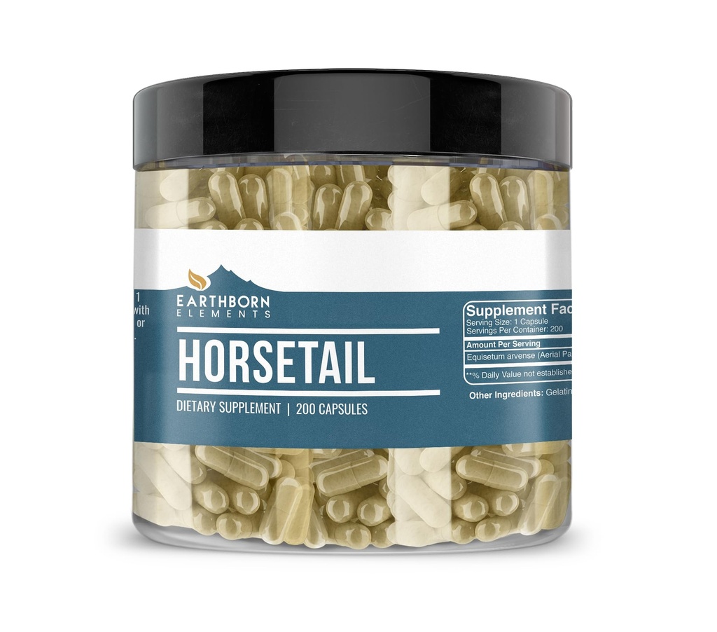 Elementos terrestres A caballo 200 capsules, Puro " Undiluted, No Additives