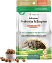 NaturVet Scoopables Avanzados Probióticos para Perros - Probióticos para Perros Chewable & Enzymes Digestivos - Soporte un Gut saludable para su mascota - Hickory Fumado Bacon Flavor ← 11oz Bolsa