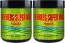FIBRA 18 Super MAX Powder (18 fibras) - 400g - Suplemento dietético - Apoyos Limpieza " Detoxificación, Desarrollado (2 Pack)