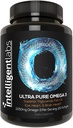 Intelligent Labs Triglyceride Omega 3 ← 2250mg por 3-Capsule Serving ← Burpless Fish Oil Capsules Silencio 120 Softgels Por Bottle