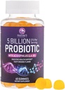 Probiotic Gummies 5 Billion CFU - Daily Probiotic Gummy Supplement for Women, Men &amp; Teens - Natural Digestive Health, “Good” Gut &amp; Immune Support with 6 Pro Biotic Strains - Orange Flavor - 60 Count