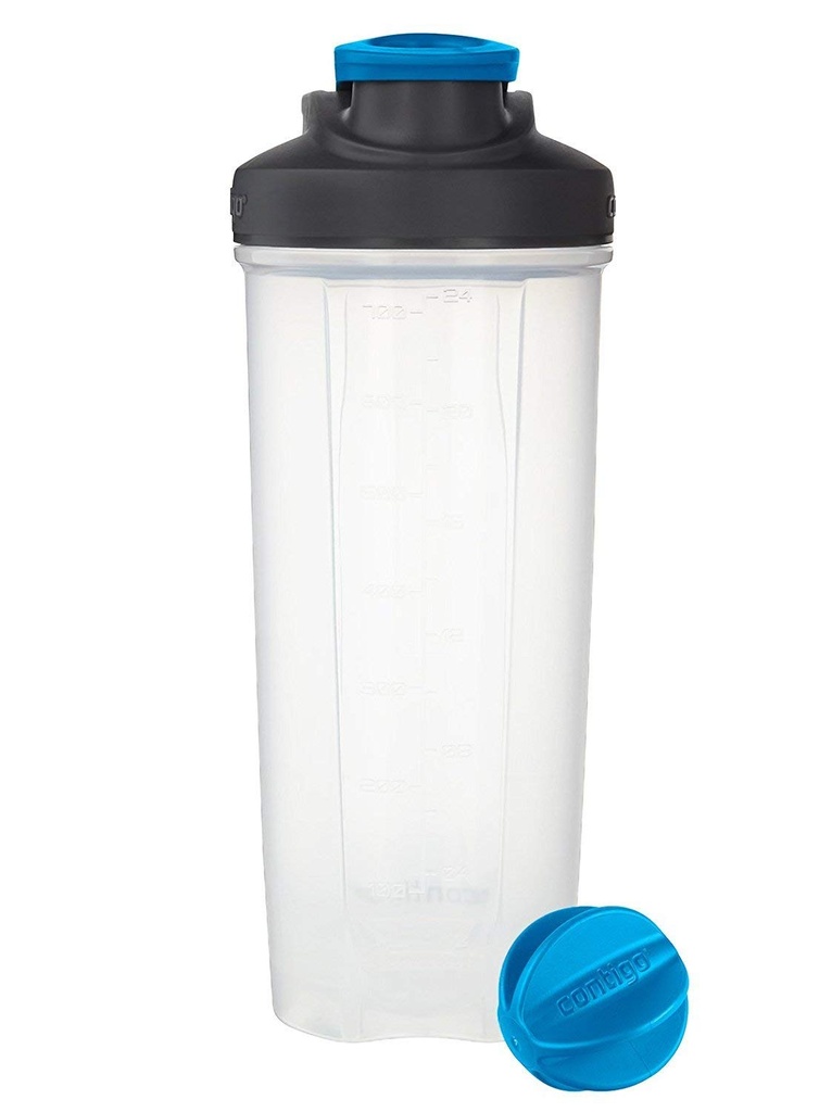 Contigo Shake &amp; Go Fit Shaker Bottle, 28 oz., Carolina Blue, Snap Lid