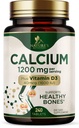 Calcio 1200 mg con vitamina D3 - Suplemento de salud ósea, vitamina D &amp; suplementos de calcio para hombres de mujeres - fuerza ósea, dientes &amp; soporte inmunológico, píldoras de calcio de la naturaleza, embotellado en EE.UU. - 240 Tabletas