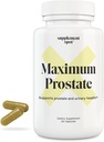 Suplementos de próstata máximo para hombres – 600 mg Beta Sitosterol & 100 mg DIM Por Serving – Mens Health Supplements for Urinary Support " Bladder Control (60 caps)
