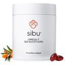 sibu Sea Buckthorn Omega-7 Softgels Kit de inicio (60ct, 30 Day Supply) – Suplemento para la piel sana, el pelo, las uñas y la sequedad