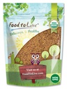 Alimentos para Vivir - Semillas de propagación de Alfalfa orgánica, 8 onzas No GMO, Kosher, Sproutable, Raw
