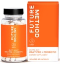 FUTURE METHOD Synbiotic Prebiotics for Men ' Women - Probiotics & Prebiotic Supplement for Digestion, Immunity & Regularity (60ct)