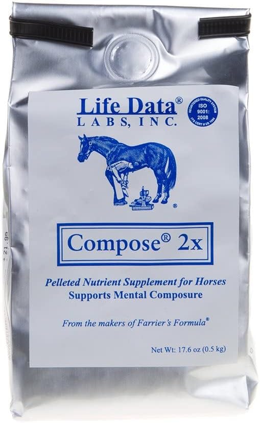 Laboratorios de datos de la vida componen 2X Equine Calming 17 6oz 17.6OZ