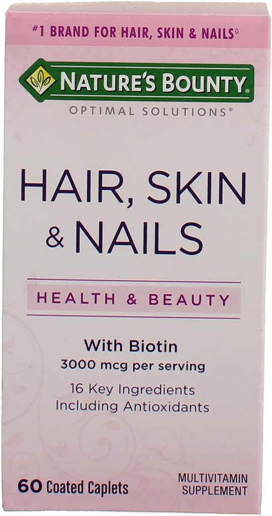 La naturaleza Bounty Hair, Skin and Nails Caplets 60 ea (Pack of 6)