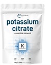 US Origin Potassium Citrate Powder, 1 KG (35 Ounce) Silencio esencial Hidration Electrolyte Suplemento ← Apoya el equilibrio mineral, el corazón, la articulación y la salud inmunitaria